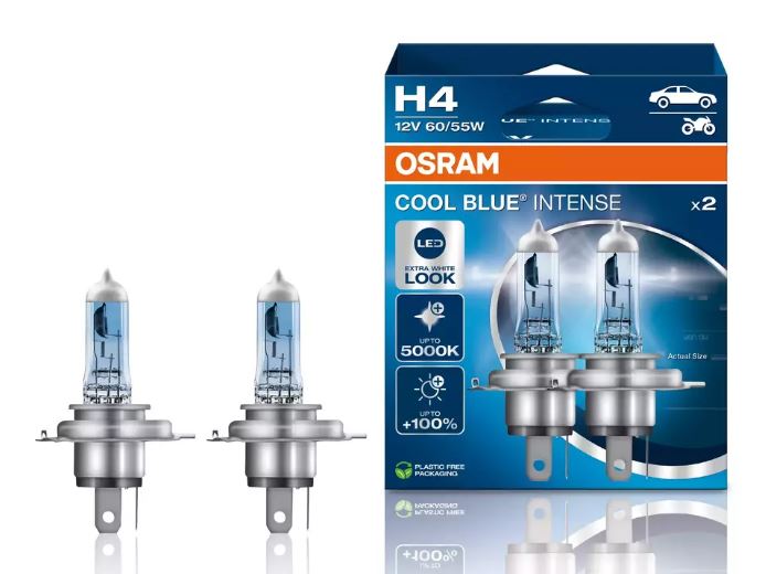 LAMPADA OSRAM H4 COOLBLUE HCB DUO 5000K- OSR64193CBN H4